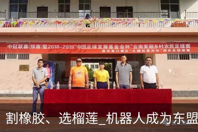 割橡胶、选榴莲 机器人成为东盟市场“新宠” 各国释放明确需求信号